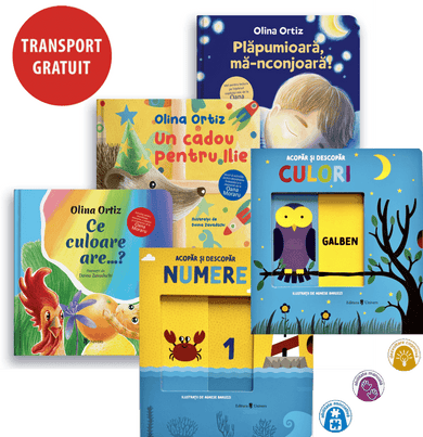 Pachet Olina Ortiz 6 (0-3 ani) + 2 cărți interactive  din colectia Pachete de cărți - Editura Univers®