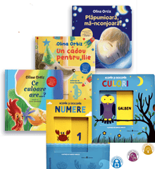 Pachet Olina Ortiz 6 (0-3 ani) + 2 cărți interactive