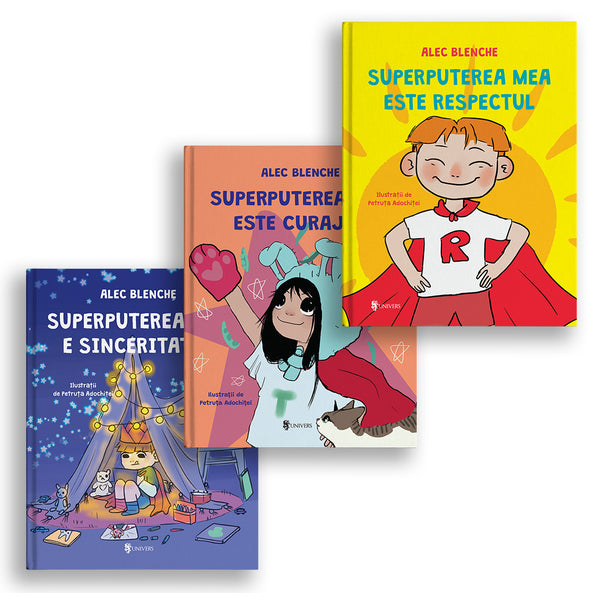 Coperta cărții «Pachet Superputerile mele sunt sinceritatea, curajul si respectul»