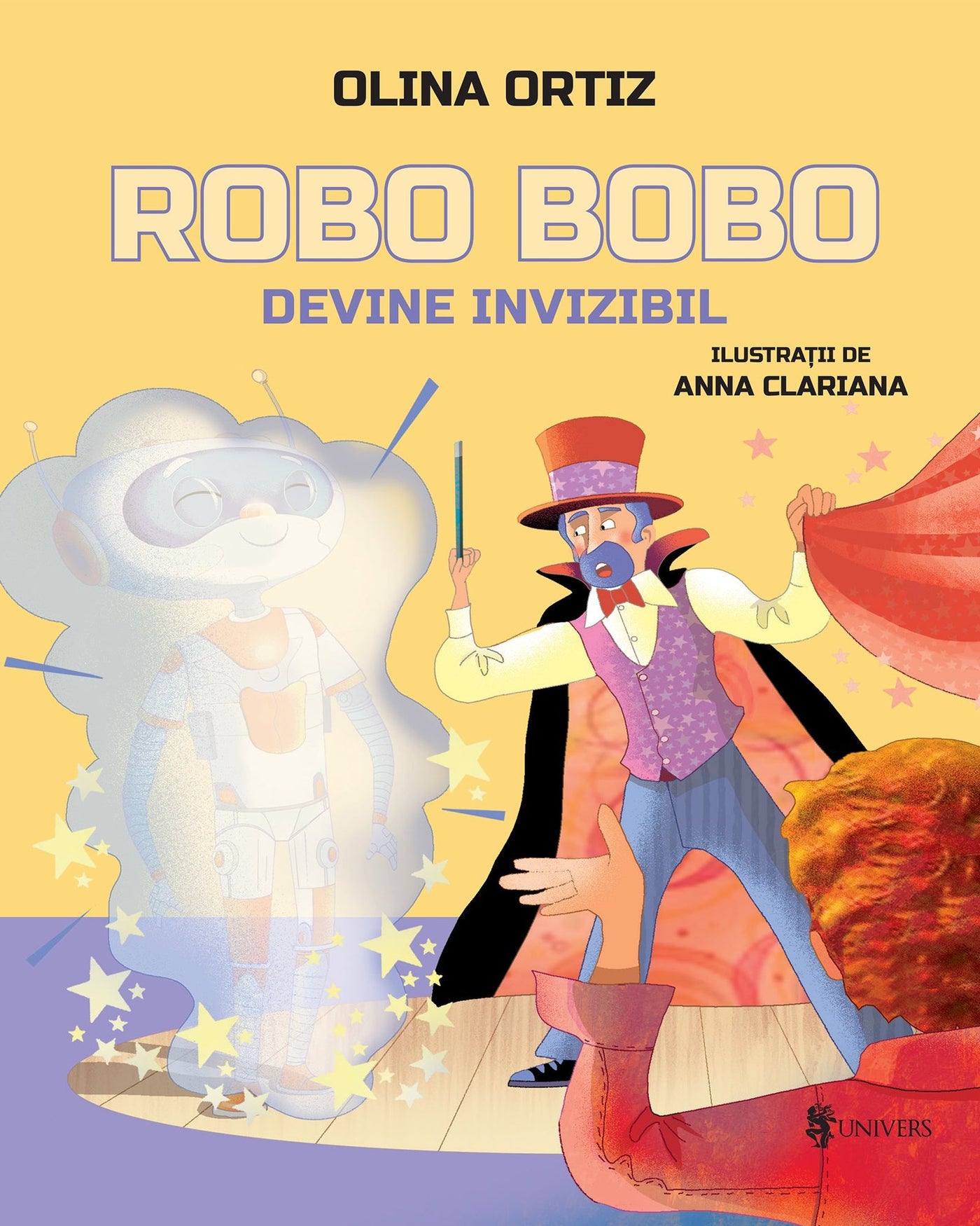 Coperta cărții Robo Bobo devine invizibil vol. 11 de Olina Ortiz – carte ilustrată pentru copii