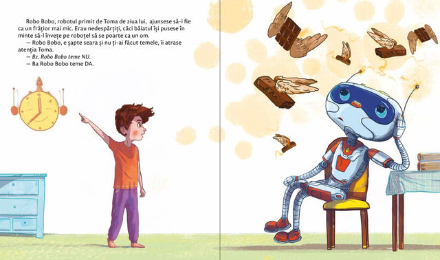 Robo Bobo nu și-a făcut teme, ilustație din volumul 4