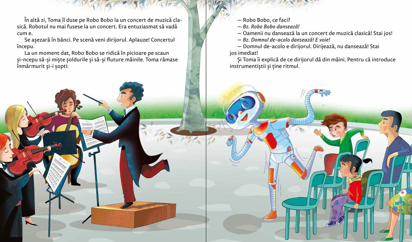 Robo Bobo dansează, ilustrație din volumul 14