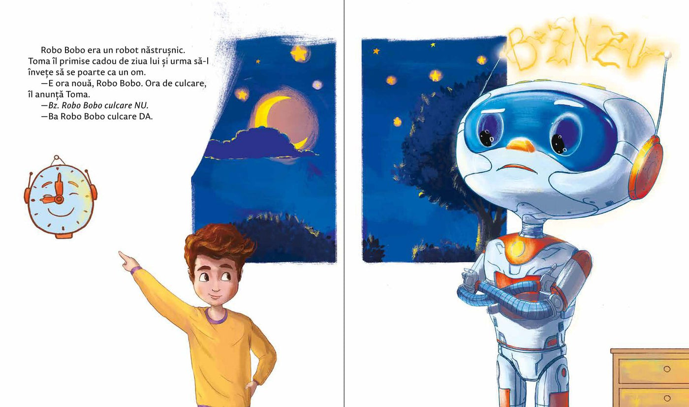 Robo Bobo nu vrea să se culce