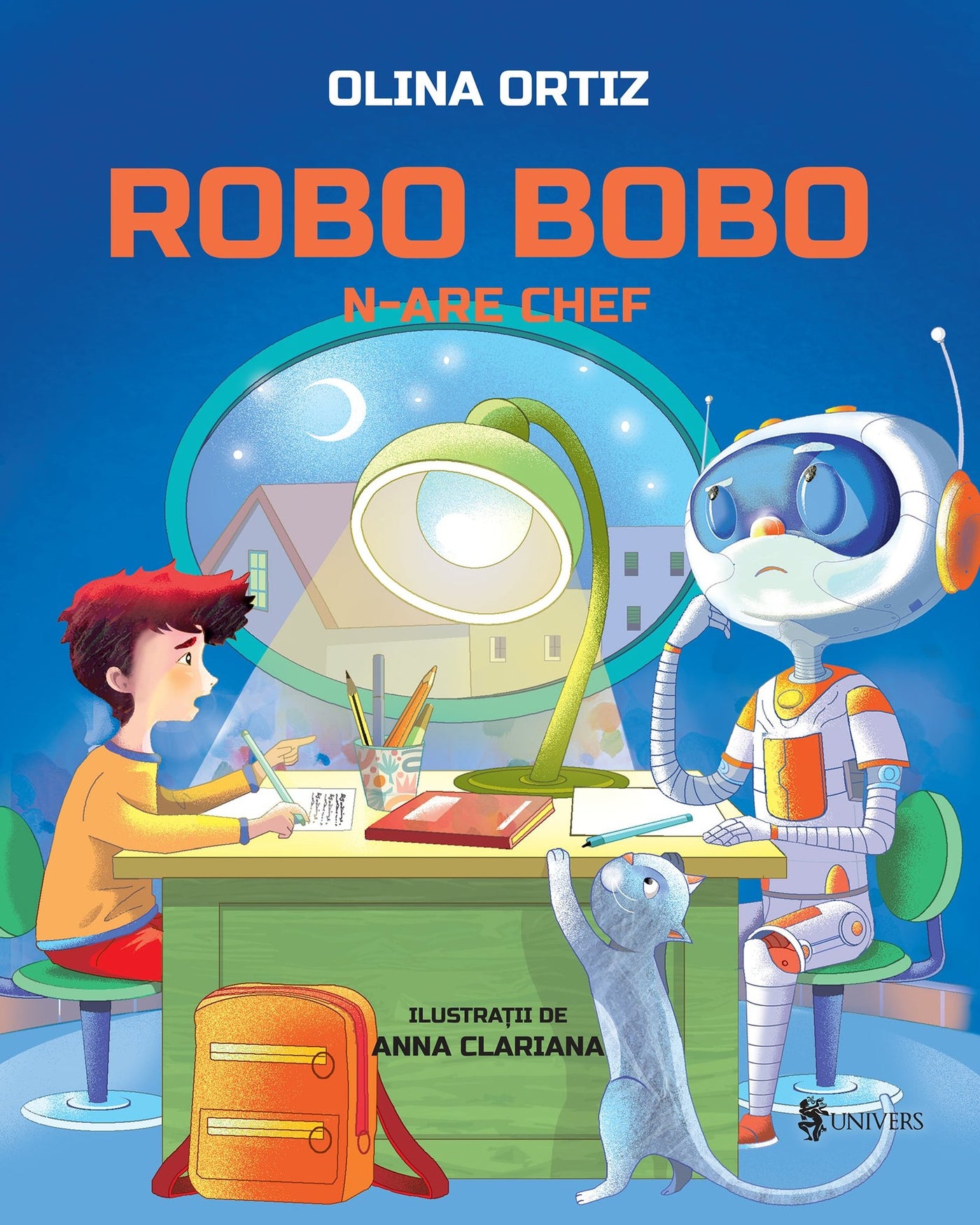 copertă carte ilustrată copii, Olina Ortiz, ilustrații Anna Clariana, Editura Univers