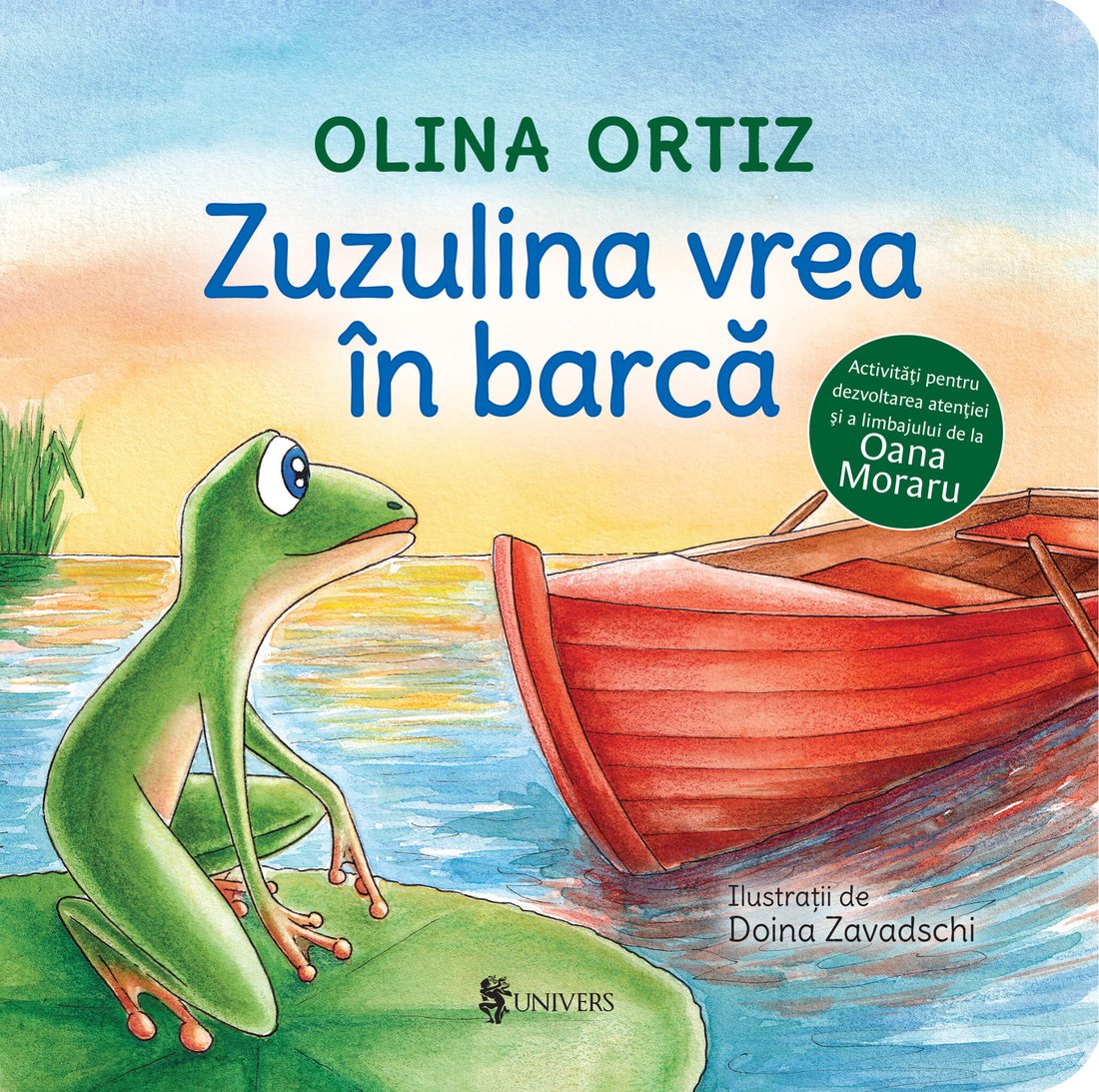 Coperta cărții Zuzulina vrea în barcă de Olina Ortiz — carte ilustrată pentru copii