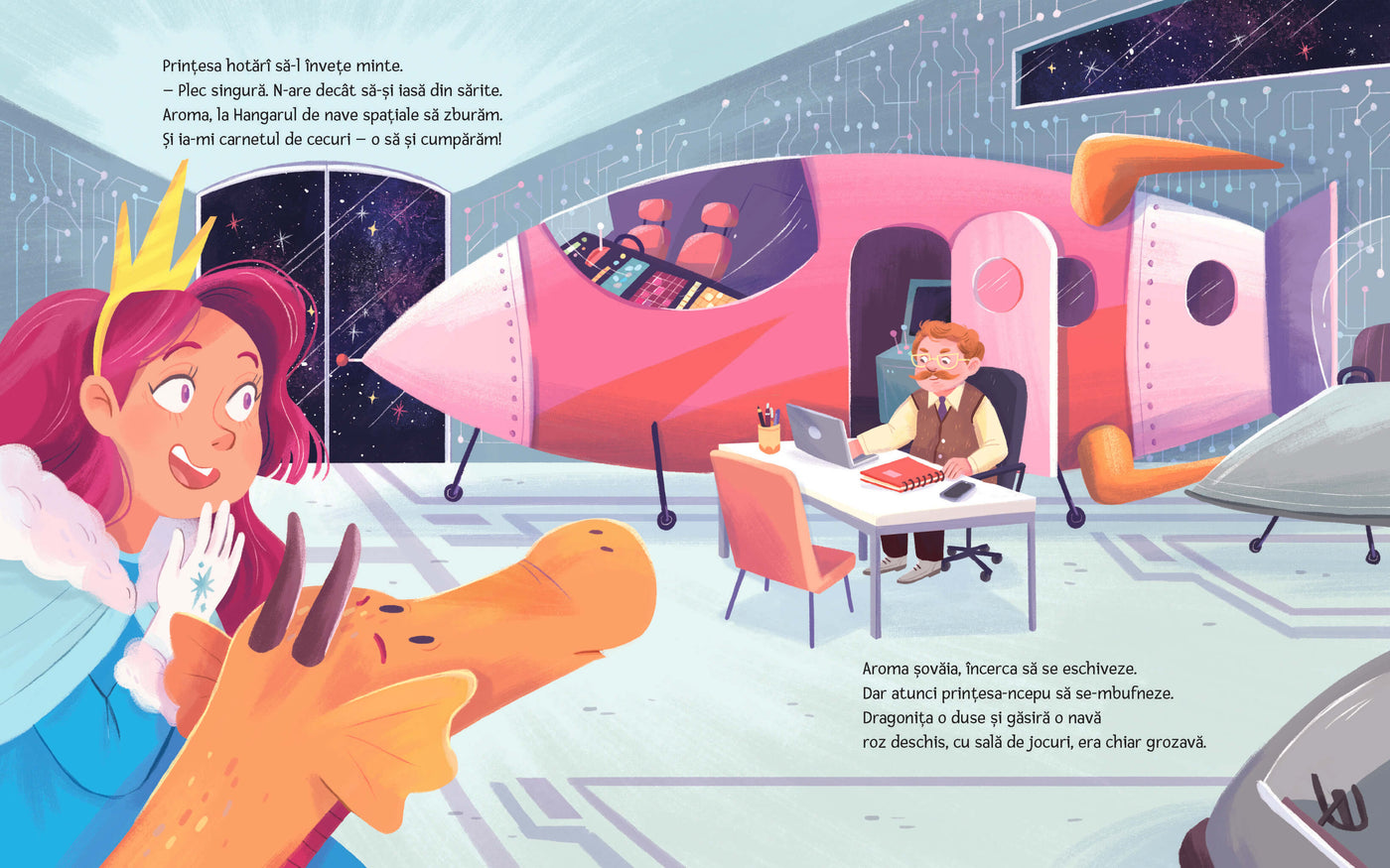 Prințesa Persefona și plimbările cu dragonița