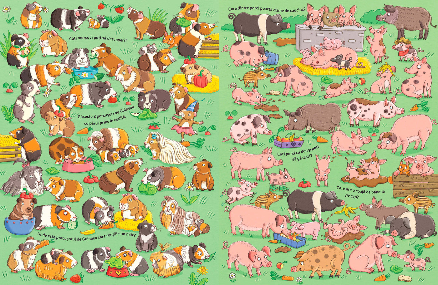 Numără, caută și găsește! Animale