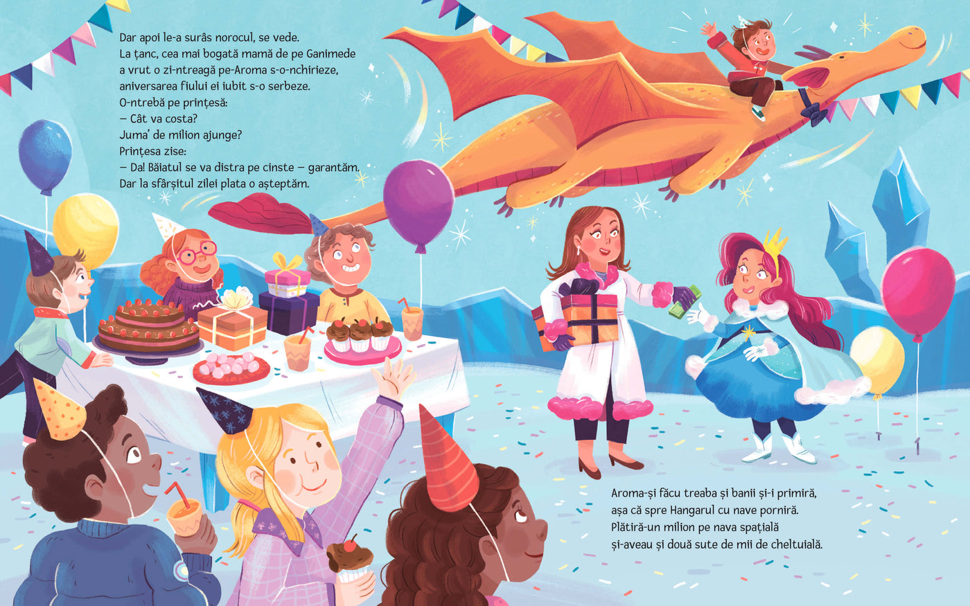 Prințesa Persefona și plimbările cu dragonița