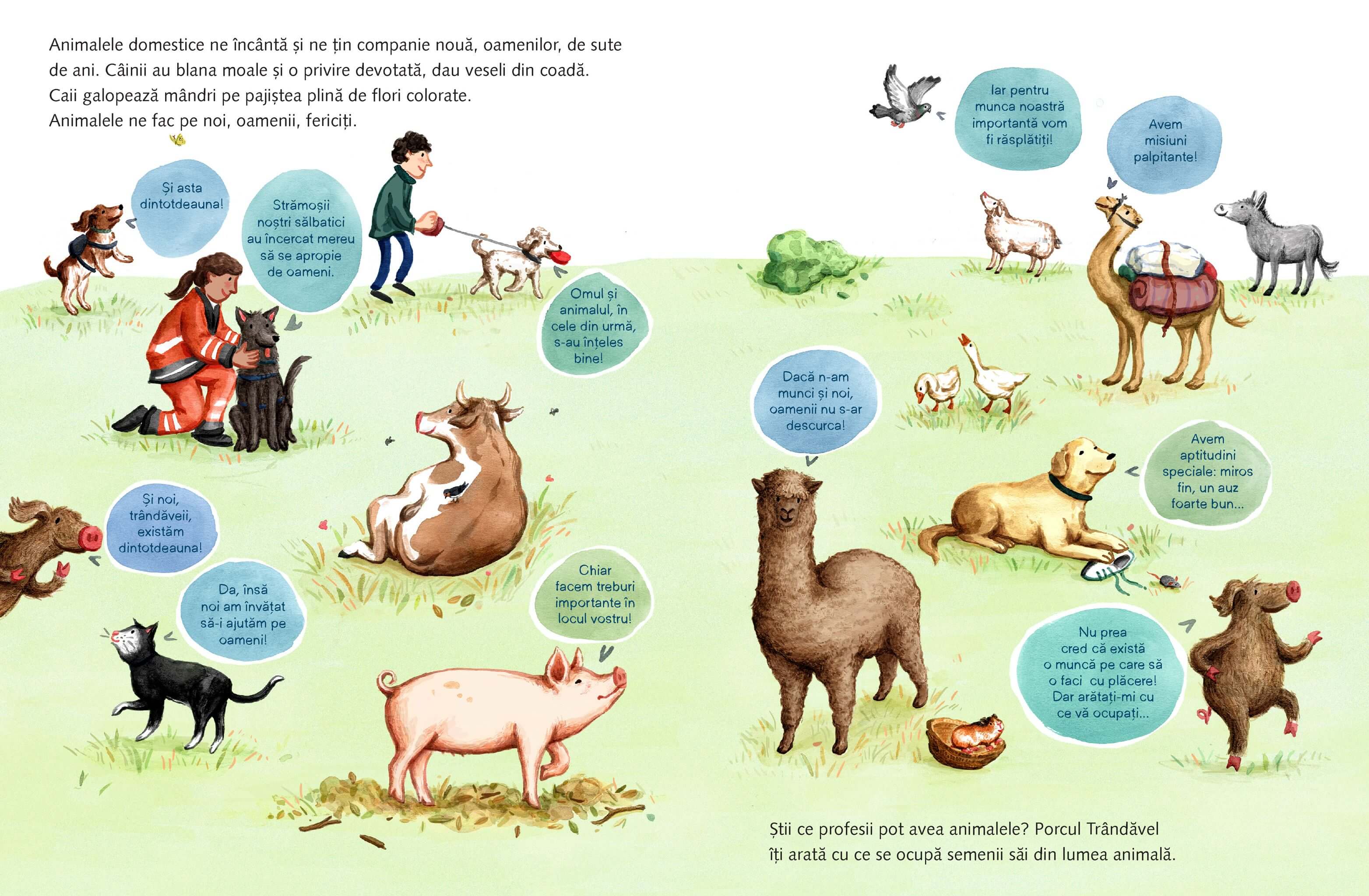 Animalele și profesiile lor | Editura Univers®