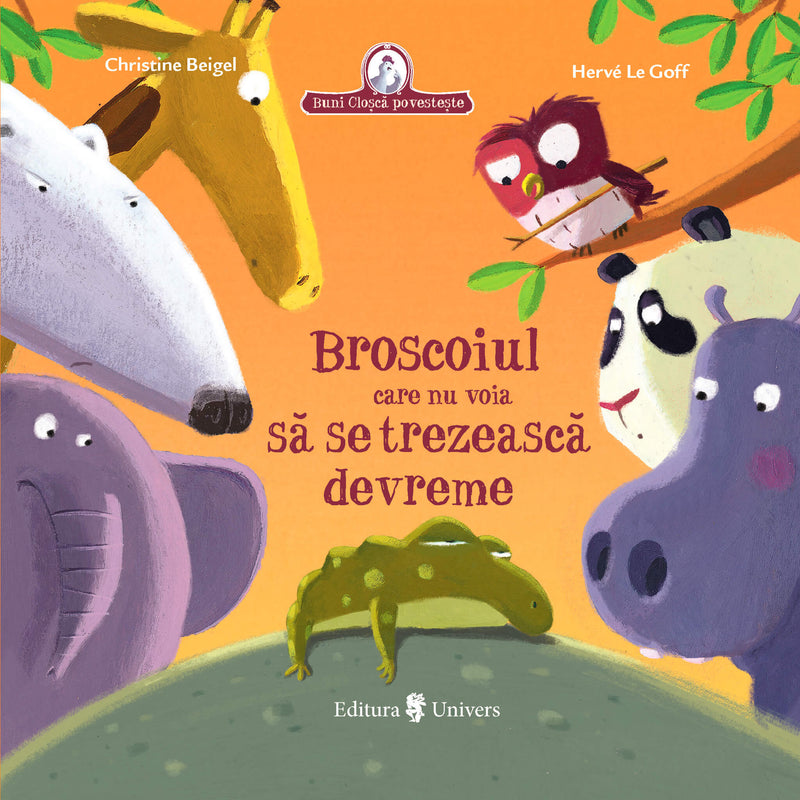 Broscoiul care refuza să se trezească devreme din colecția Cărți pentru copii 6-8 ani
