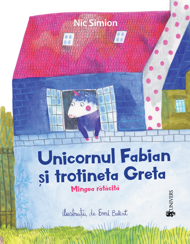 Unicornul Fabian și trotineta Greta din colecția Cărți pentru copii 6-8 ani