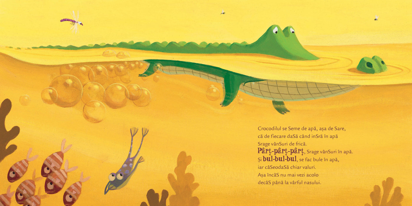 Crocodilul care se temea de apă