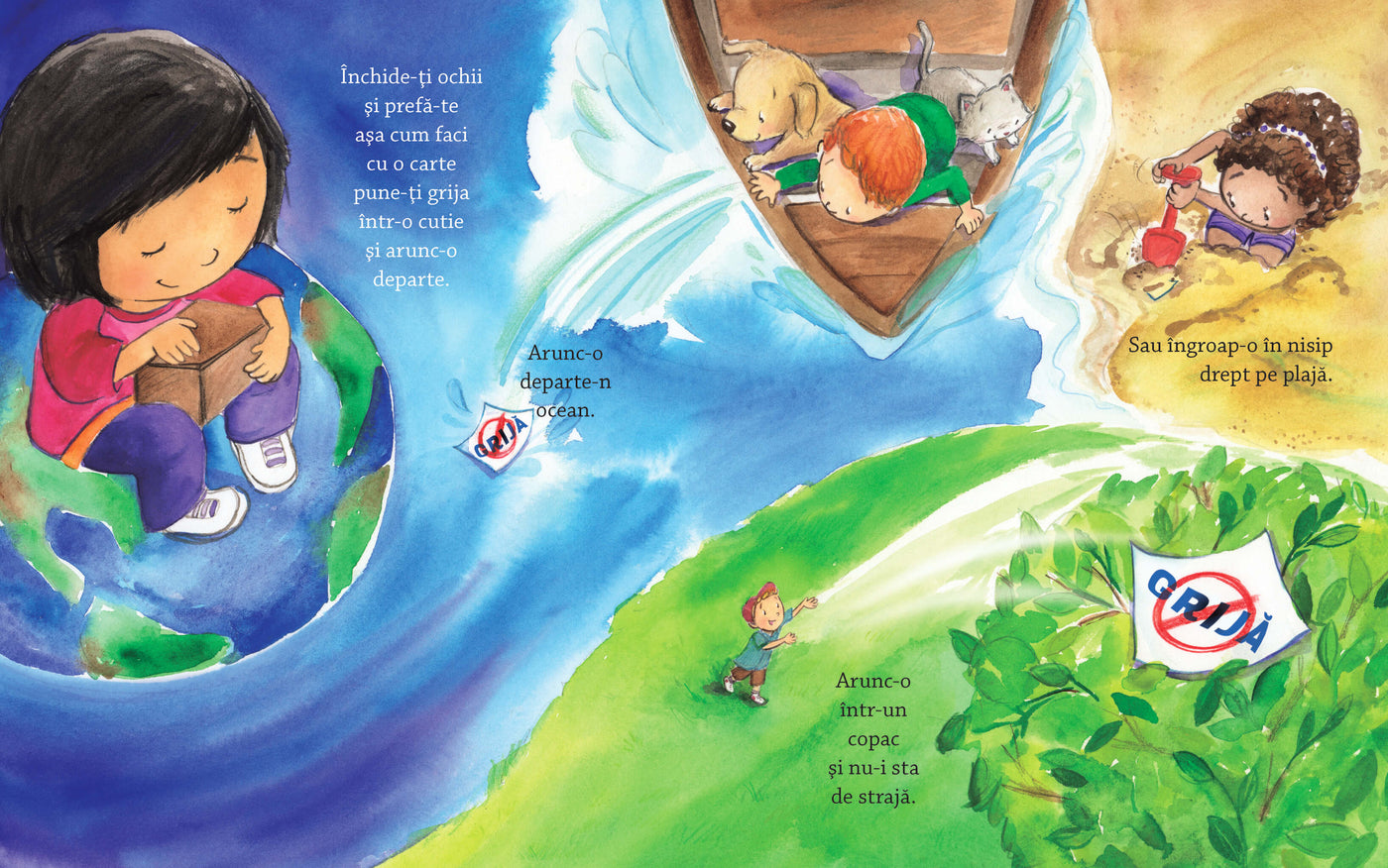 Cum să ne simțim mai bine. Pentru copilașii îngrijorați