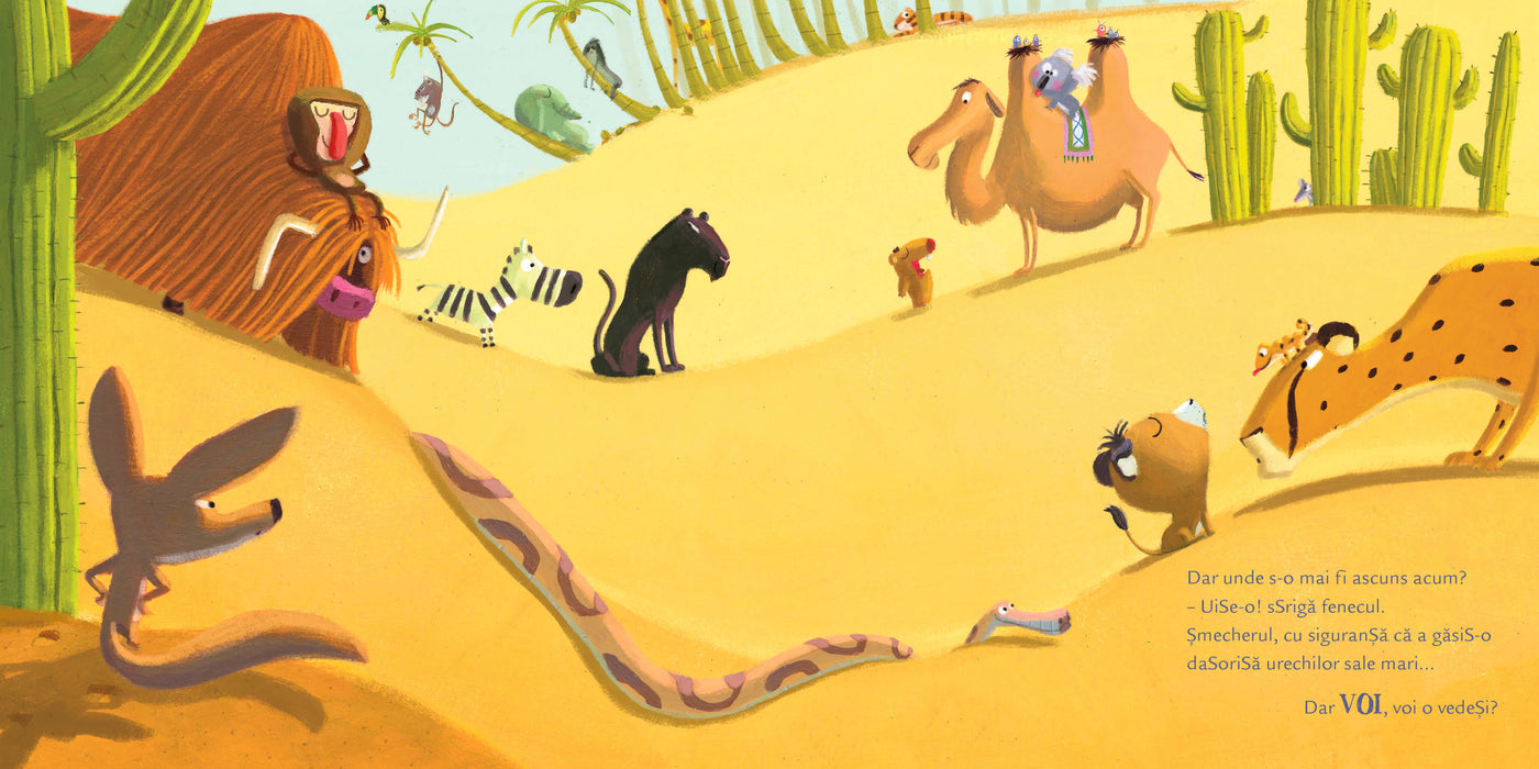 Girafa care nu voia să se spele