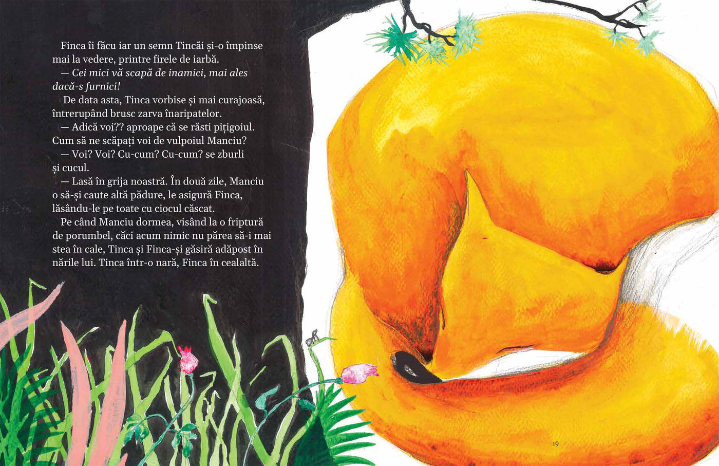 Hapciu Manciu, vulpoiul păcălit de furnici