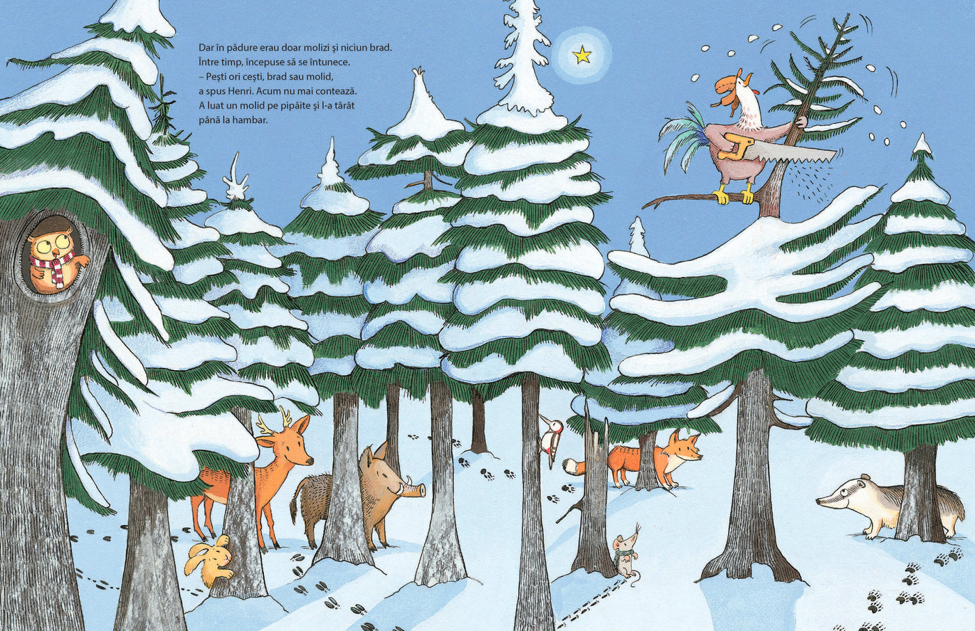 Henri si Henrieta sărbătoresc Crăciunul